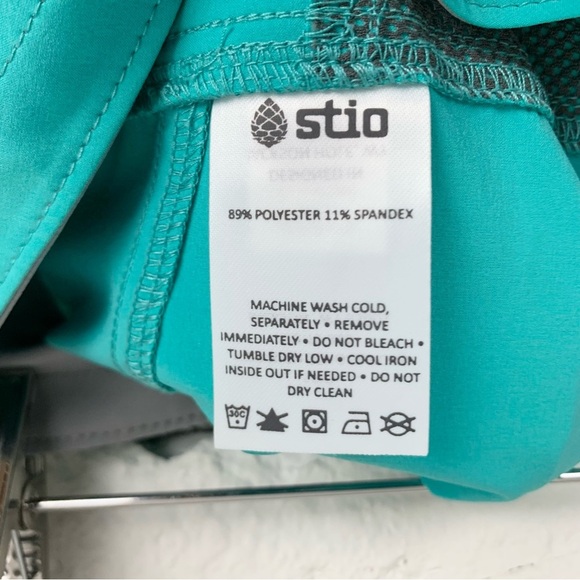 Stio CFS Teal Blue Swim Board Shorts Quick-Dry Athletic Outdoor 10 - Picture 7 of 11